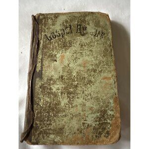 Gospel Hymns Combined Antique Book 19th Century Sacred Music Songs Fragile Cover